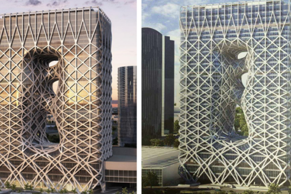 Macau Mufanshi Hotel Glass Aluminum Curtain Wall Project